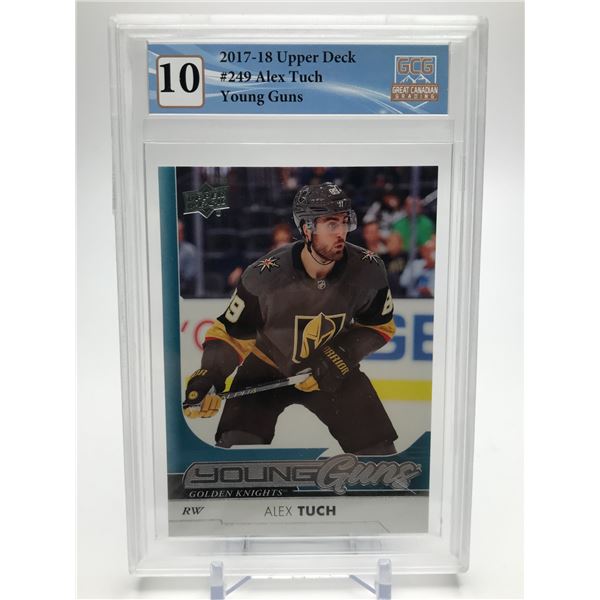 2017-18 UD ALEX TUCH NO. 249 YOUNG GUNS (GCG 10)