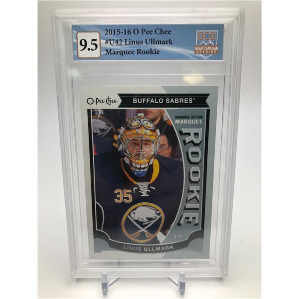 2015-16 OPC LINUS ULLMARK NO. U42 (GCG 9.5)