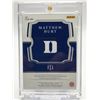 Image 2 : 2021 PANINI NATIONAL TREASURES MATHEW HURT ROOKIE PATCH AUTO 8/10