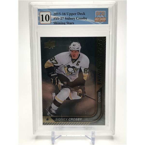 2015-16 UPPER DECK SIDNEY CROSBY SHINING STARS (GCG 10)