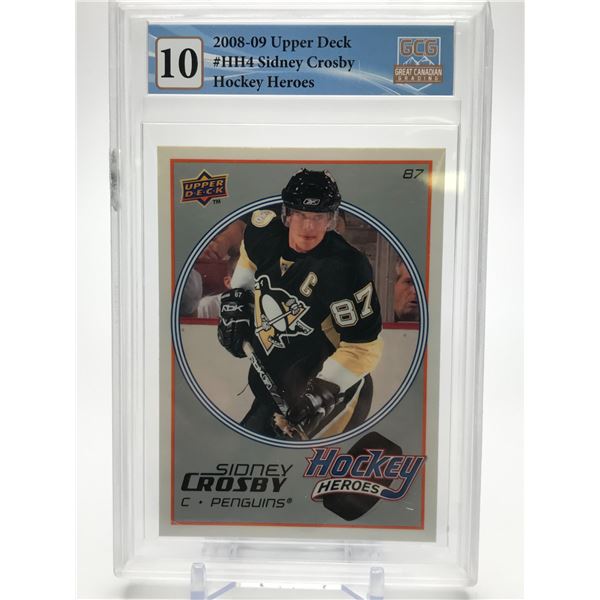 2008-09 UPPER DECK HOCKEY HEROES SIDNEY CROSBY (GCG 10)