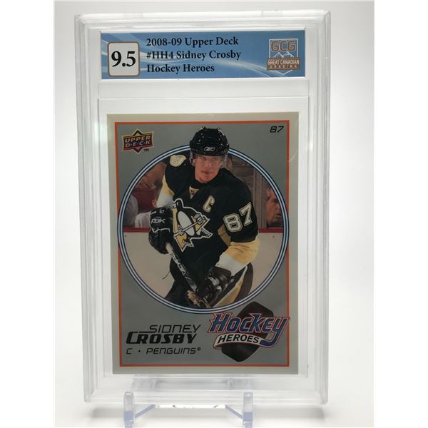 2008-09 UPPER DECK HOCKEY HEROES SIDNEY CROSBY (GCG 9.5)