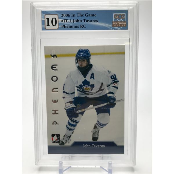 2006 IN THE GAME JOHN TAVARES PHENOMS ROOKIE CARD (GCG 10)