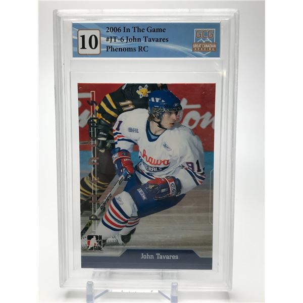 2006 IN THE GAME JOHN TAVARES PHENOMS ROOKIE CARD (GCG 10)