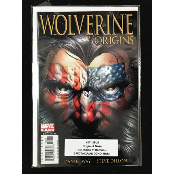 MARVEL COMICS WOLVERINE ORIGINS (KEY ISSUE)