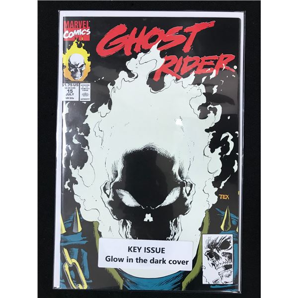 MARVEL COMICS GHOST RIDER NO.15 (GLOW IN THE DARK COVER)