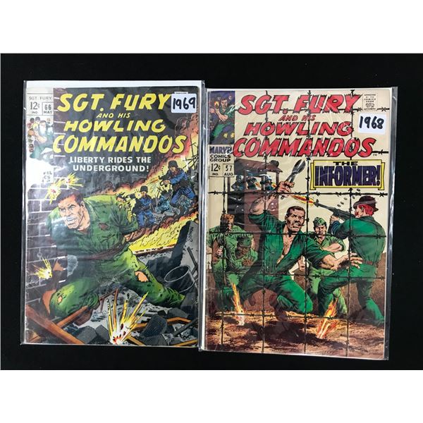 MARVEL COMCIS SGT. FURY COMIC BOOK LOT