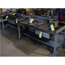 (2) WORK BENCHES