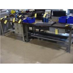 (2) WORK BENCHES