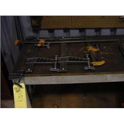 (6) BAR CLAMPS & PRY BAR