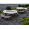Image 1 : (2) ROUND PICNIC TABLES