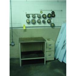 GRINDING WHEELS & CABINET