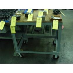 (3) PC TABLES & CART