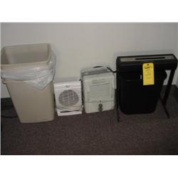 PAPER SHREDDER & FLOOR HEATERS