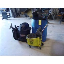 SHOP VAC & MISC CLEANING SUPPLIES