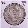 Image 1 : 1884-S $1 Morgan Silver Dollar Coin