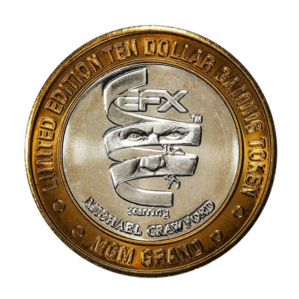 .999 Silver MGM Grand Las Vegas, Nevada $10 Casino Limited Edition Gaming Token