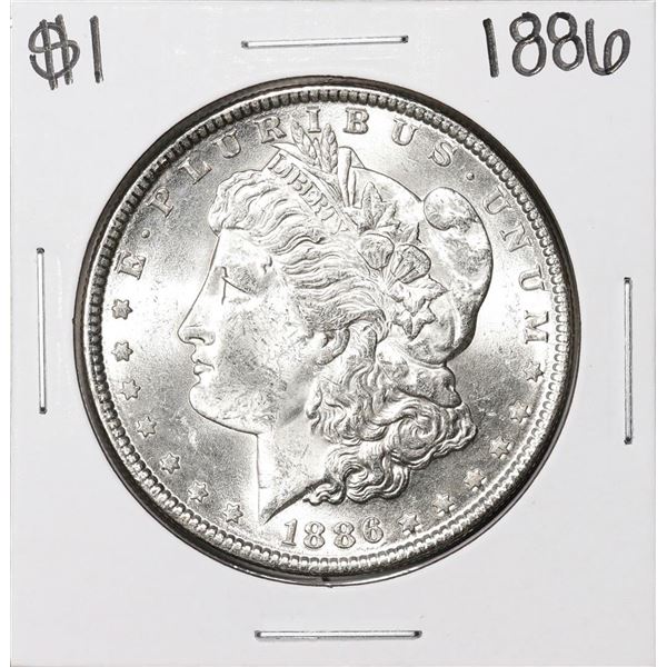 1886 $1 Morgan Silver Dollar Coin