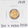 Image 1 : 1945 Mexico Dos Y Medio Pesos Gold Coin