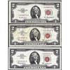 Image 1 : Lot of (3) 1953/1963 $2 Legal Tender Stars Notes