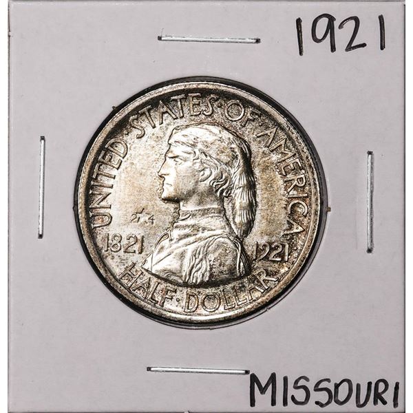 1921 Missouri Centennial Commemorative Half Dollar Coin