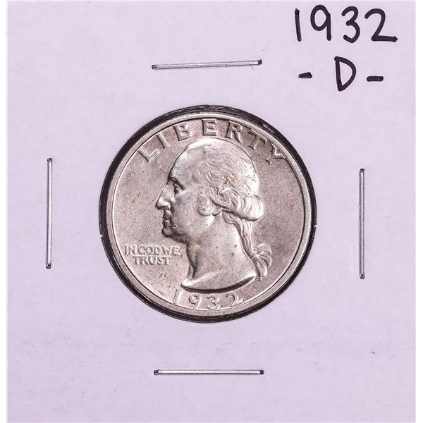 1932-D Washington Quarter Coin