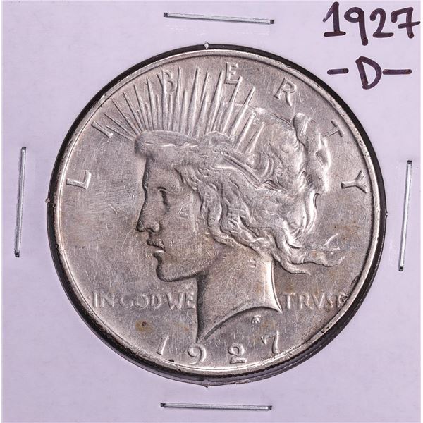 1927-D $1 Peace Silver Dollar Coin