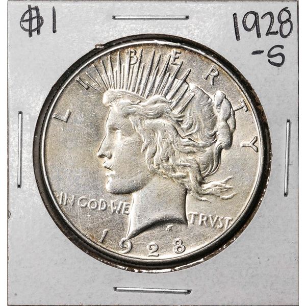 1928-S $1 Peace Silver Dollar Coin