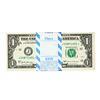 Image 1 : Pack of (100) Consecutive 2017 $1 Federal Reserve STAR Notes Kansas City
