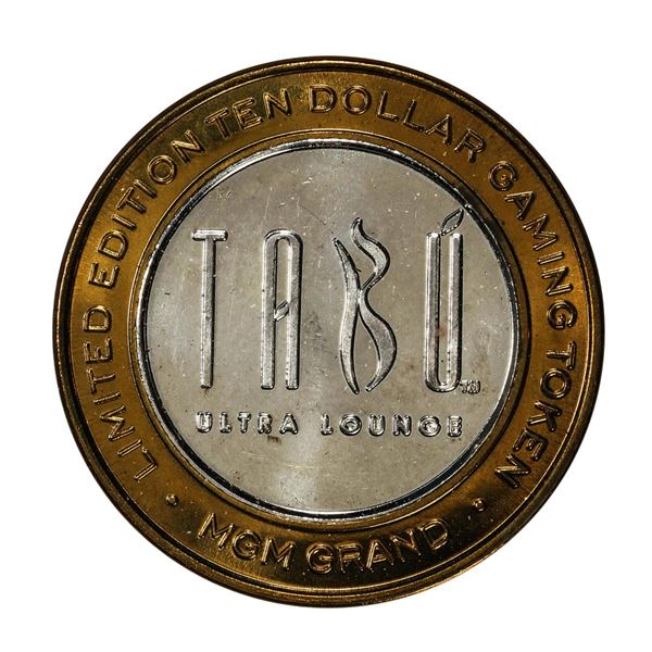 .999 Silver MGM Grand Las Vegas, Nevada $10 Casino Limited Edition Gaming Token