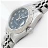 Image 4 : Rolex Ladies Stainless Steel Blue Roman Datejust Wristwatch