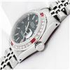 Image 4 : Rolex Ladies Stainless Steel Black Index Ruby and Diamond Datejust Wristwatch