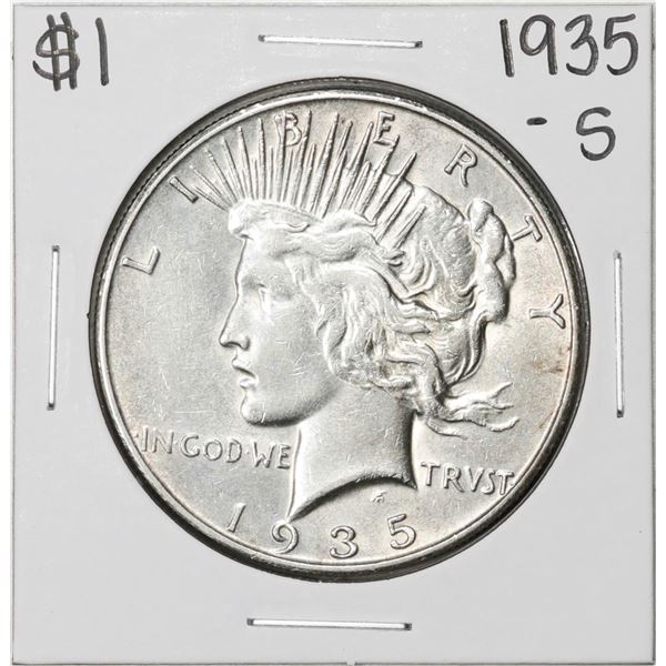 1935-S $1 Peace Silver Dollar Coin