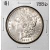 Image 1 : 1886 $1 Morgan Silver Dollar Coin