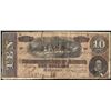 Image 1 : 1864 $10 Confederate States of America Note
