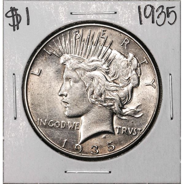 1935 $1 Peace Silver Dollar Coin