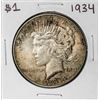 Image 1 : 1934 $1 Peace Silver Dollar Coin