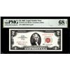 Image 1 : 1963 $2 Legal Tender Note Fr.1513 PMG Superb Gem Uncirculated 68EPQ