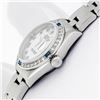 Image 5 : Rolex Ladies Stainless Steel White Roman Sapphire and Diamond Datejust Wristwatch
