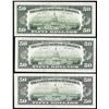 Image 2 : Lot of (3) 1981 & 1985 $50 Federal Reserve Notes