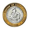Image 1 : .999 Silver Aladdin Resort Casino Las Vegas, NV $10 Limited Edition Gaming Token
