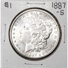 Image 1 : 1887-S $1 Morgan Silver Dollar Coin