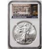 Image 1 : 2021(P) Type 1 $1 American Silver Eagle Coin NGC MS70 First Day Issue Philadelphia