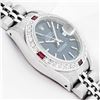 Image 9 : Rolex Ladies Stainless Steel Blue Index Ruby and Diamond Datejust Wristwatch