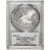 Image 2 : 2021-S Type 2 $1 American Silver Eagle Coin PCGS PR70DCAM Emily Damstra Signature FS