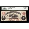 Image 1 : 1862 $1 Virginia Treasury Note Richmond, VA Obsolete Note Legacy Choice About New 55