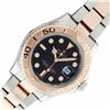 Rolex Mens Two Tone Rose Gold Yachtmaster Wristwatch