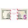 Image 2 : Pack of (100) Consecutive 2013 $5 Federal Reserve STAR Notes Atlanta