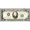 Image 1 : 1981 $20 Federal Reserve Note Philadelphia Partial Offset Error