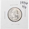 1936-D/D Washington Quarter Coin